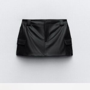 Zara Black Midi Skirt